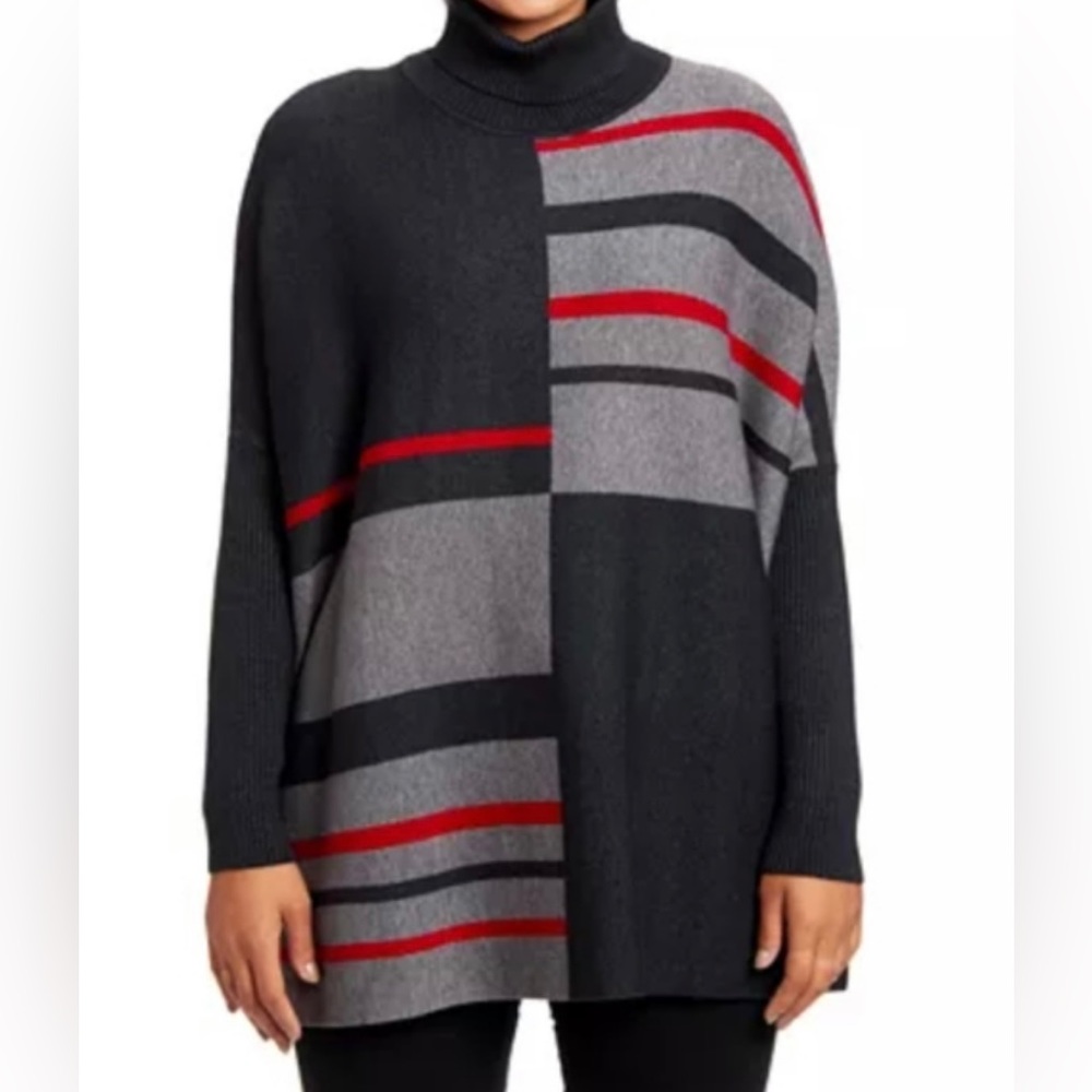 WOMEN'S JOSEPH A. TURTLENECK PONCHO